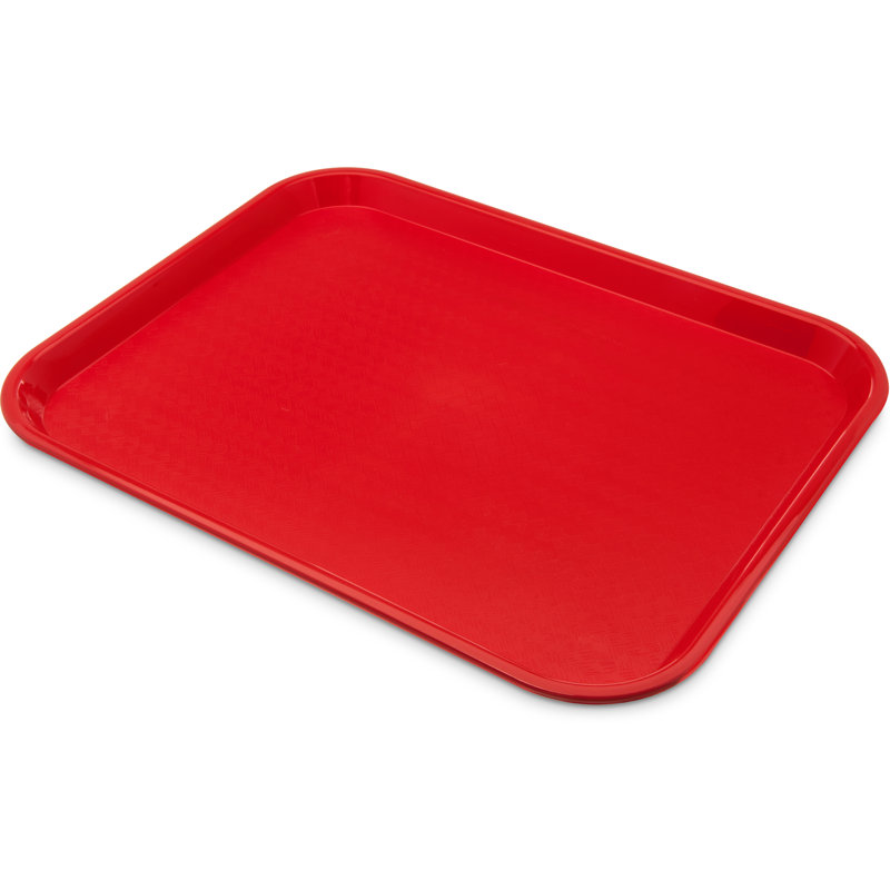 Casseroles à vapeur en plastique Cafe®, l 18 po x P 14 po, Rouge