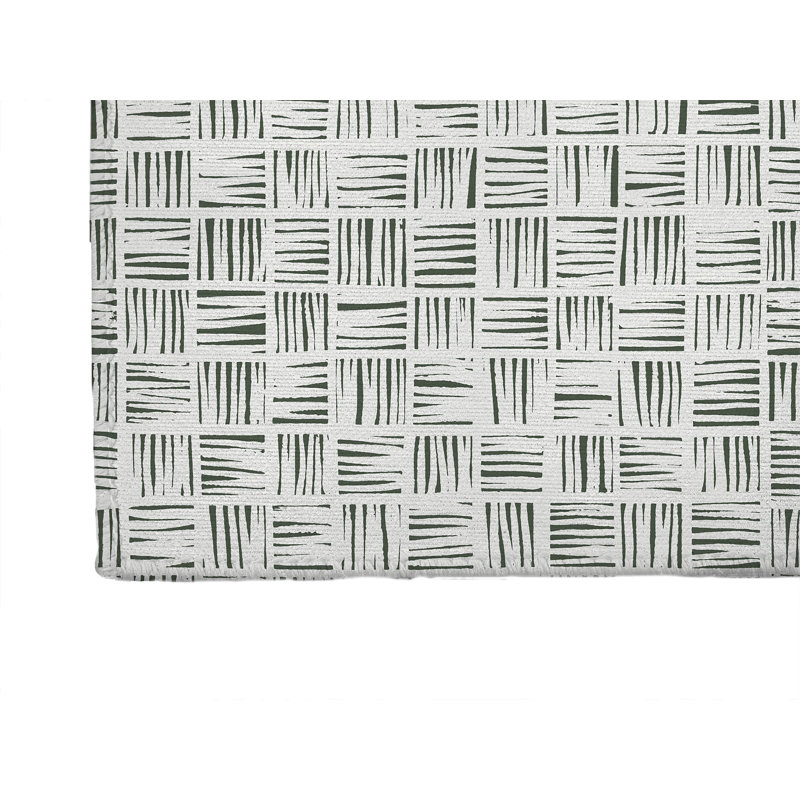 Lash Locked Kids Play Mat, Rectangle 60" x 84", Chimichurri/Green