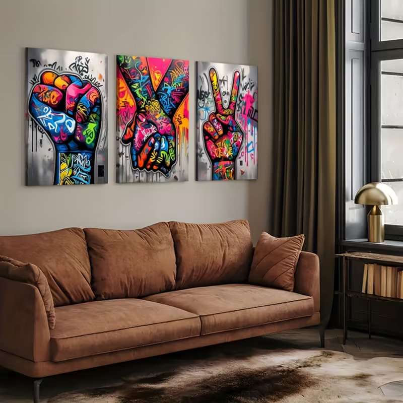 3 Piece Print on Canvas
