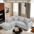 Upholstered Sectional-458904722