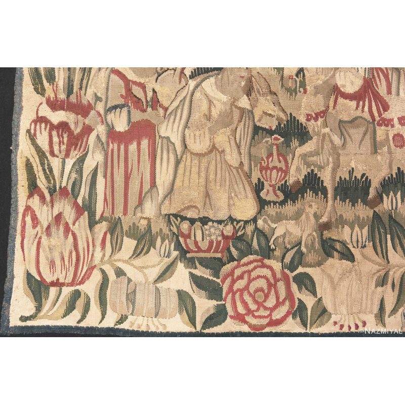 One-of-a-Kind Square 1'8" X 1'8" Area Rug