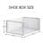 Set Of 12 Stackable Clear Plastic Transparent Shoe Storage Box In Home