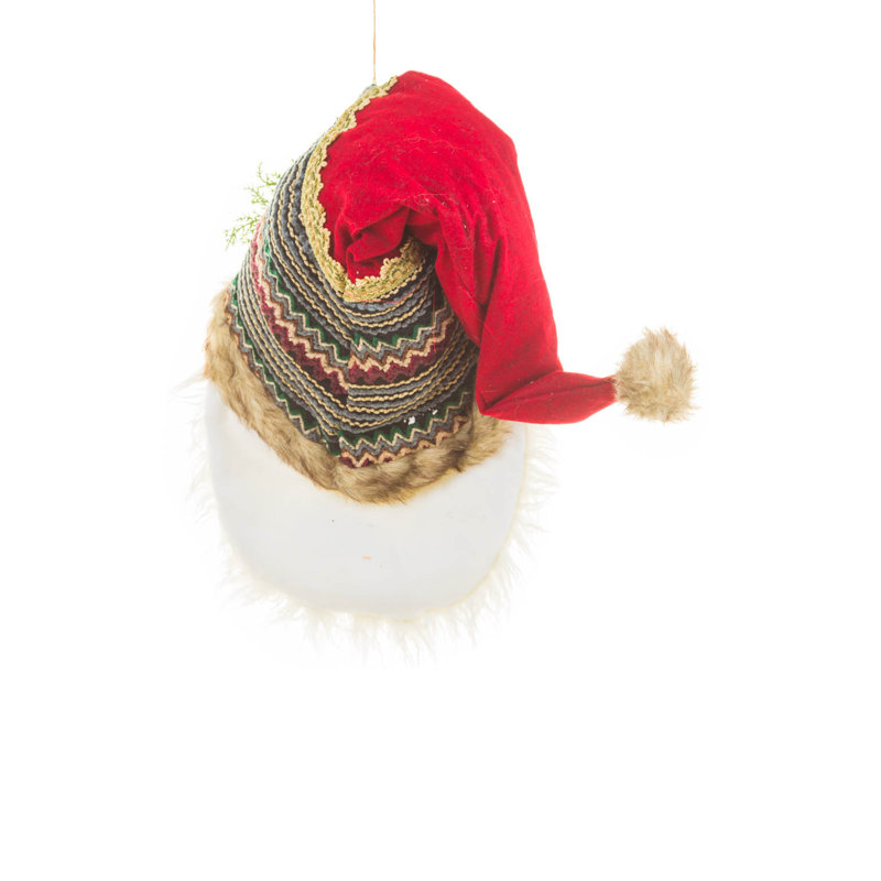 Hanging Red Inviting Santa Clause Head