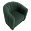 Chaise pivotante contemporaine moderne avec tissu en tissu bouclé pour base en bois massif de salon-1505748675