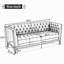 Canapé Chesterfield 79,1 po Mid-Century-133227652