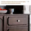 Buffet en bois de noyer foncé foncé