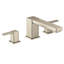 90 Degree Double Handle Deck Mounted Roman Tub Faucet Trim-1290100859