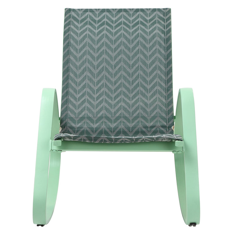 Chaise berçante de patio Bissett
