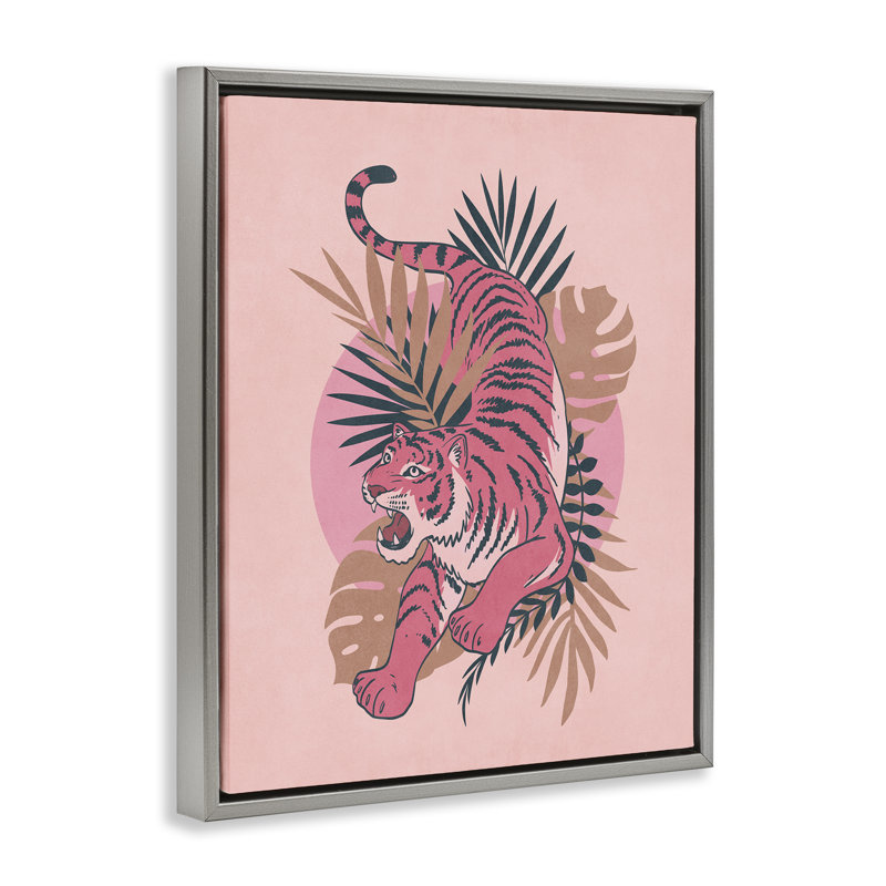 Art mural sur toile Floater par Taly, Cadre flottant gris lustré, H 21 po x l 17 po