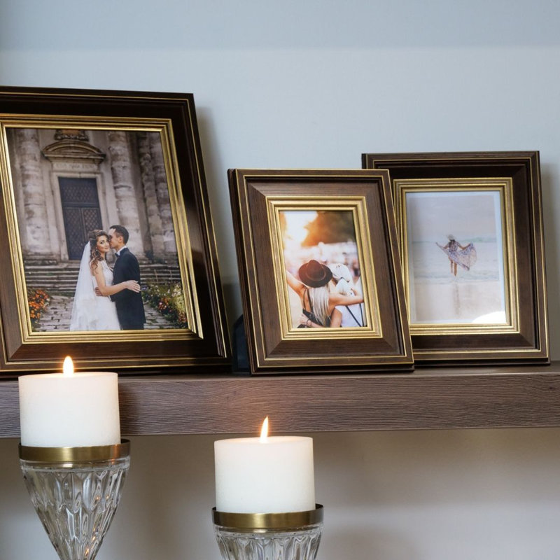 Haiden Brown Matte Picture Frame, 4 cm W x 6 cm H