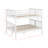 Full Over Full Bunk Bed With Ladder-867652893