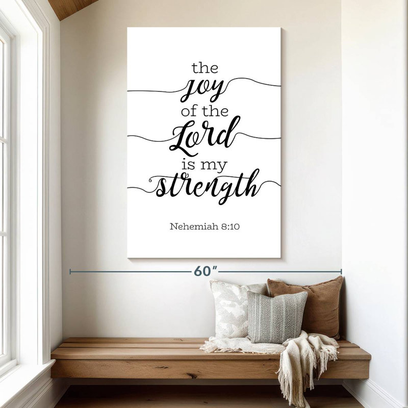 « Joy Of The Lord », H 51 po x l 34 po