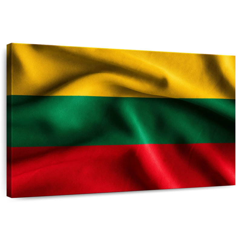 Drapeau de la Lituanie, H 20 po x l 30 po