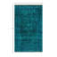 Overdyed One-of-a-Kind 3' 1" X 5' 2" Hand Knotted Area Rug