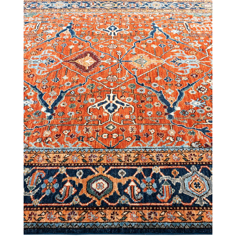 Serapi One-of-a-Kind 5' 9" X 9' 0" Hand Knotted Area Rug