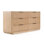 Akira 68" W Reeded 6-Drawer Dresser