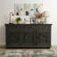 Buffet en bois massif sculpté Harleen-71102445-131568990