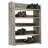 10 Pair Solid Wood Shoe Rack