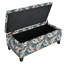 Avec un motif floral pour plus de rangement, rembourré, conception à dessus rabattable, chambre idéale, rangement et sièges en forme de fleur de 19 largeurs, tissu 100%, charnières douces, bureau approprié, poids de 35,96 lb.