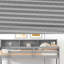 Lit superposé simple avec tablettes intégrées et tiroir de rangement, gris, parfait pour un usage peu encombrant et multifonctionnel-1211506321