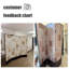 4 panneaux beige-blanc + brun + toile noire + cloison pliante en bois manufacturé-666767657