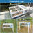 Wooden Turtle Hutch, Indoor Tortoise House, Outdoor Small Reptiles Enclosure for Backyard, Garden and Patio 