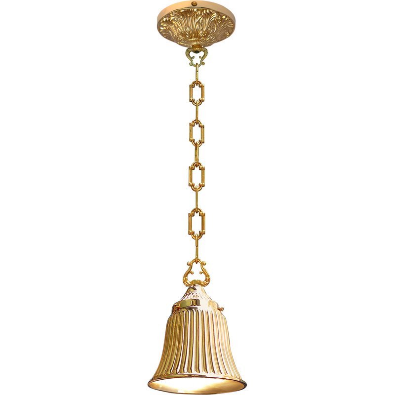 Fidler 1 - Light LED Cone Pendant, Bright Gold, Bright Gold, Bright Gold
