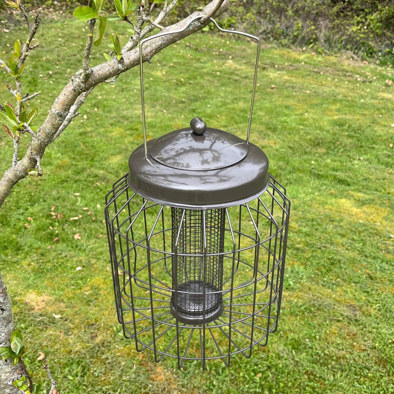 Ephemerine Metal Hanging Tube Bird Feeder