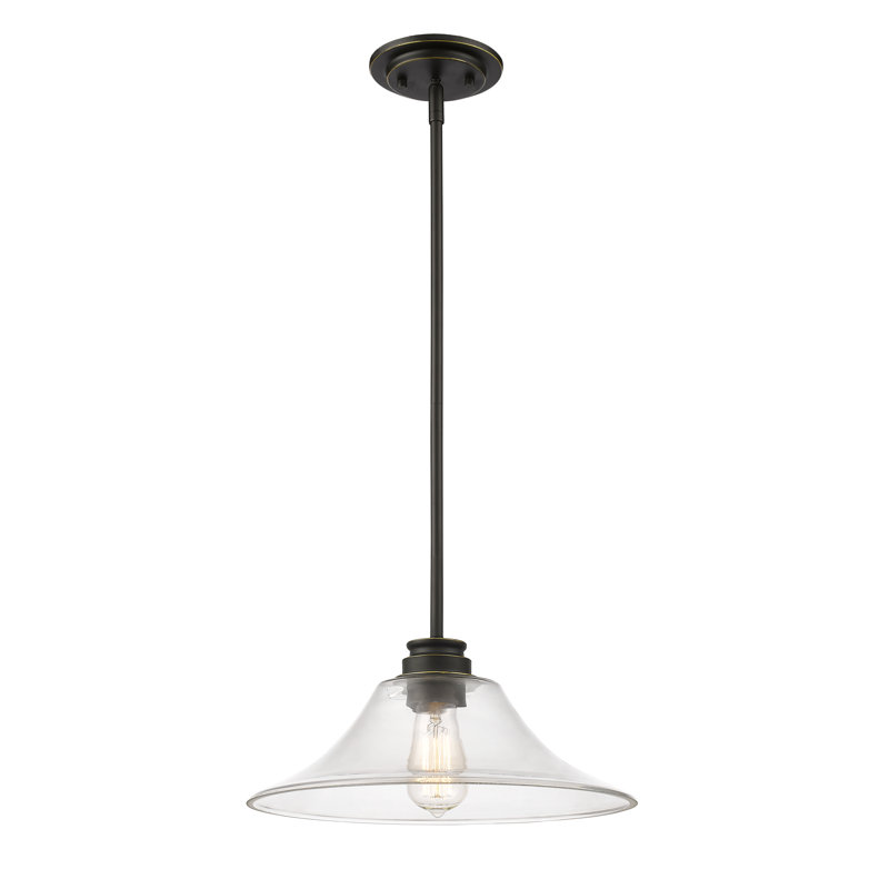 Jantz 1 - Light Single Pendant, Olde Bronze