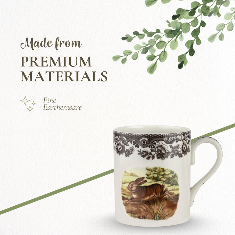 Spode Woodland Am.Wildlife Mug 16 Oz Rabbit
