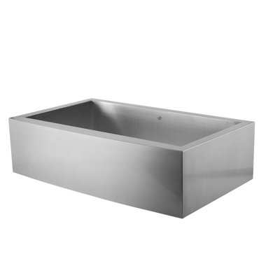 32.87'' L Single Bowl Stainless Steel Kitchen Sink
