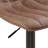 Crixus Swivel Upholstered Adjustable Height Counter Stool-259509191