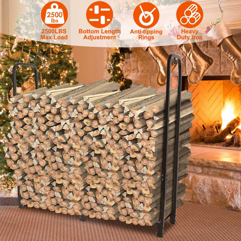 Raadiyah 48.42'' W Iron Log Rack