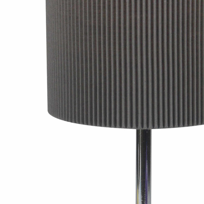 Mergeron Metal Table Lamp, Grey