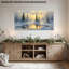 Grandes photos d'hiver - art mural sur toile scène d'hiver pour le salon, forêt d'hiver, peinture murale sur toile encadrée 30 po x 60 po-633649394