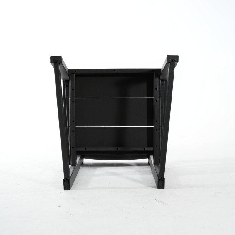 Repas d'extérieur pour 4 personnes - table de patio avec trou pour parasol et chaises avec accoudoirs, option terrasse près de la piscine en noir 5 conditions météorologiques - rassemblements idéaux