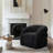 Aunna Upholstered Swivel Barrel Chair-753683454