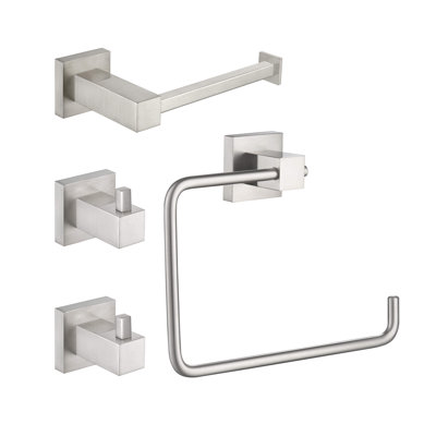 4 - Piece Bathroom Hardware Set