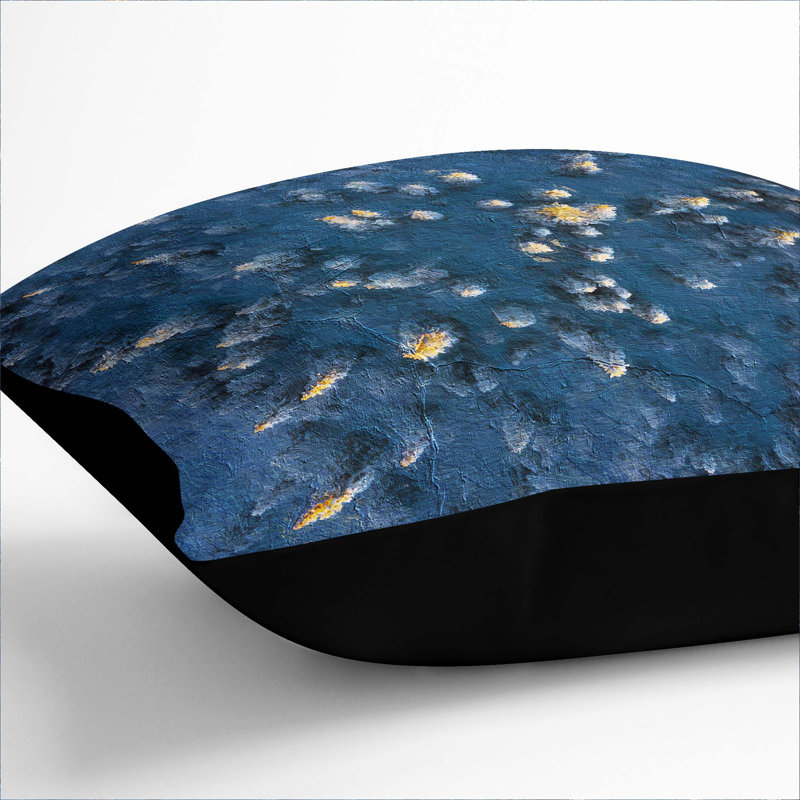 Square Cushion, Black, 55cm H x 55cm W x 20cm D