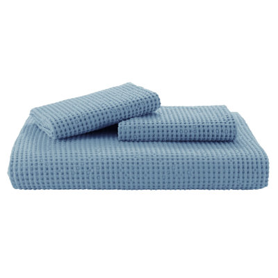 Essential Collection 100% Cotton Waffle Weave Duvet Cover Set