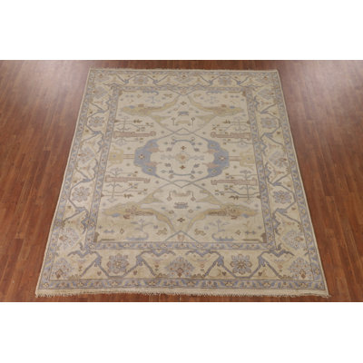 Handmade Oushak Oriental Rug 8x9