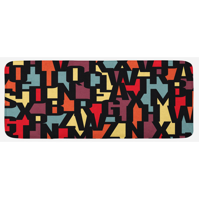 Tapis de cuisine abstrait