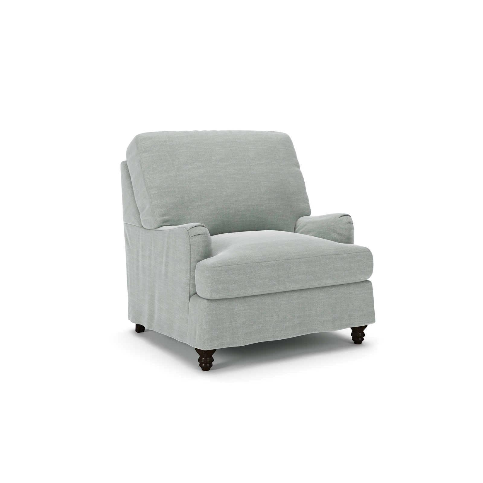 Walters Upholstered Armchair, Conversation Capri Basketweave