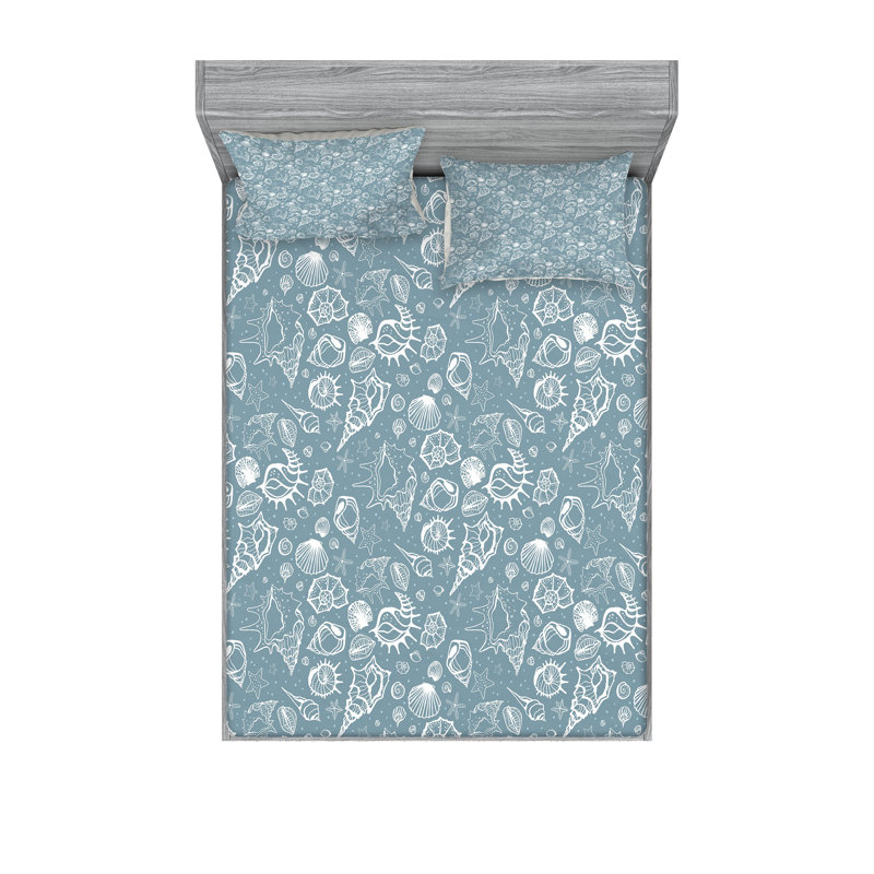 Multicolore drap-housse et coussin décoratif Ambesonne Boho, Ensemble de draps-housses pour grand lit + 4 taies