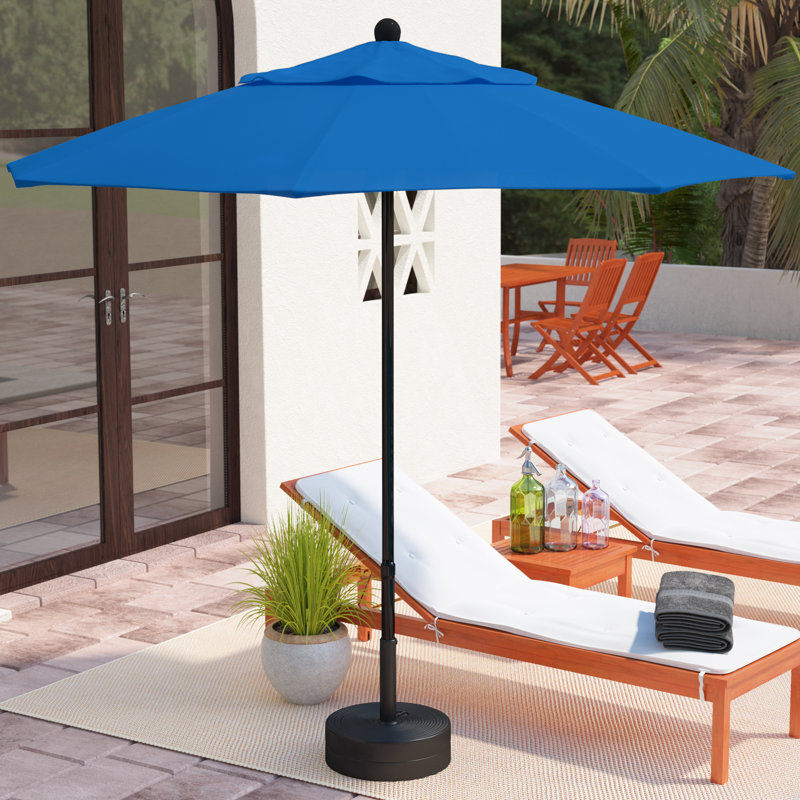 Parasol de marché 7,5 pi DeHond, Bleu royal