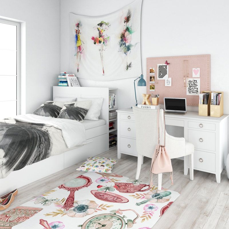 Ensemble de housse de couette teenagee féminin iii mode, Housse de couette très grand + 2 taies décoratives