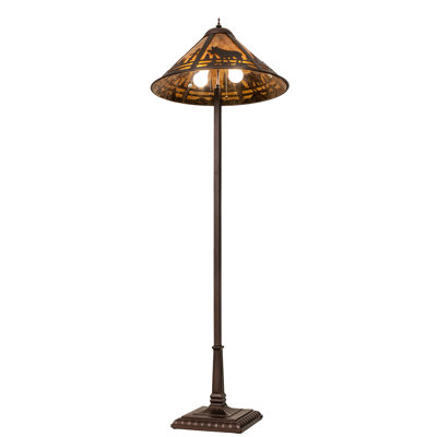 Rustic Lodge Floor Lamp