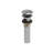 Riobel Lavatory Push Drain With Overflow-50356163-50357663