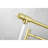 Pot Filler Faucet With Extension - 360 Rotatable And Foldable, Brushed Gold, Brass, Double Handles For Simple Water Management, Corrosion Resistance Coating Rotating Convenient Flow, Finish-17878357