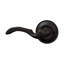 Bravura 903-0 Sable Privacy Lever on Traditional Round Rose in Satin Nickel - RH-1324577016-1324577023